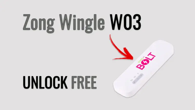 Zong Wingle W03 Unlock Package: Hardware Checks and Limits