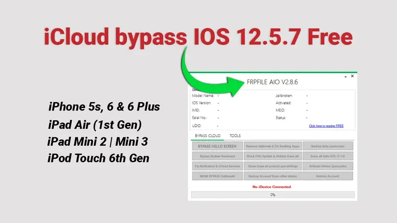 iFRP v2.8.6 on iOS 12.5.7: Legacy Archive and Limits